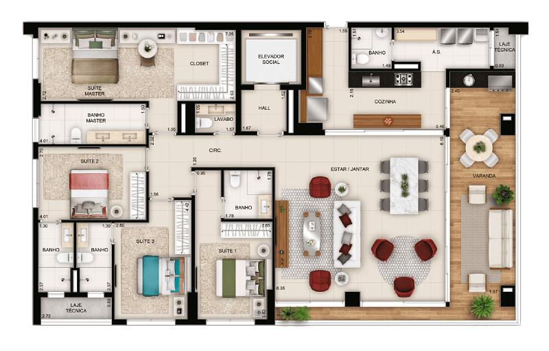 opus tellure 4 suites 200m